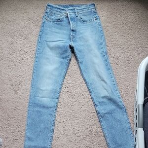 Levi's Blue Straight Leg Jeans Classic Style